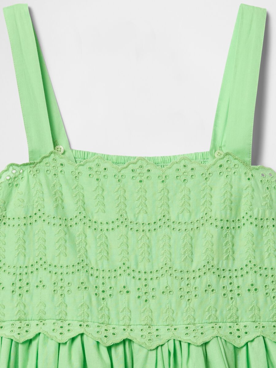 Gap Kids Green Cotton Dress_3