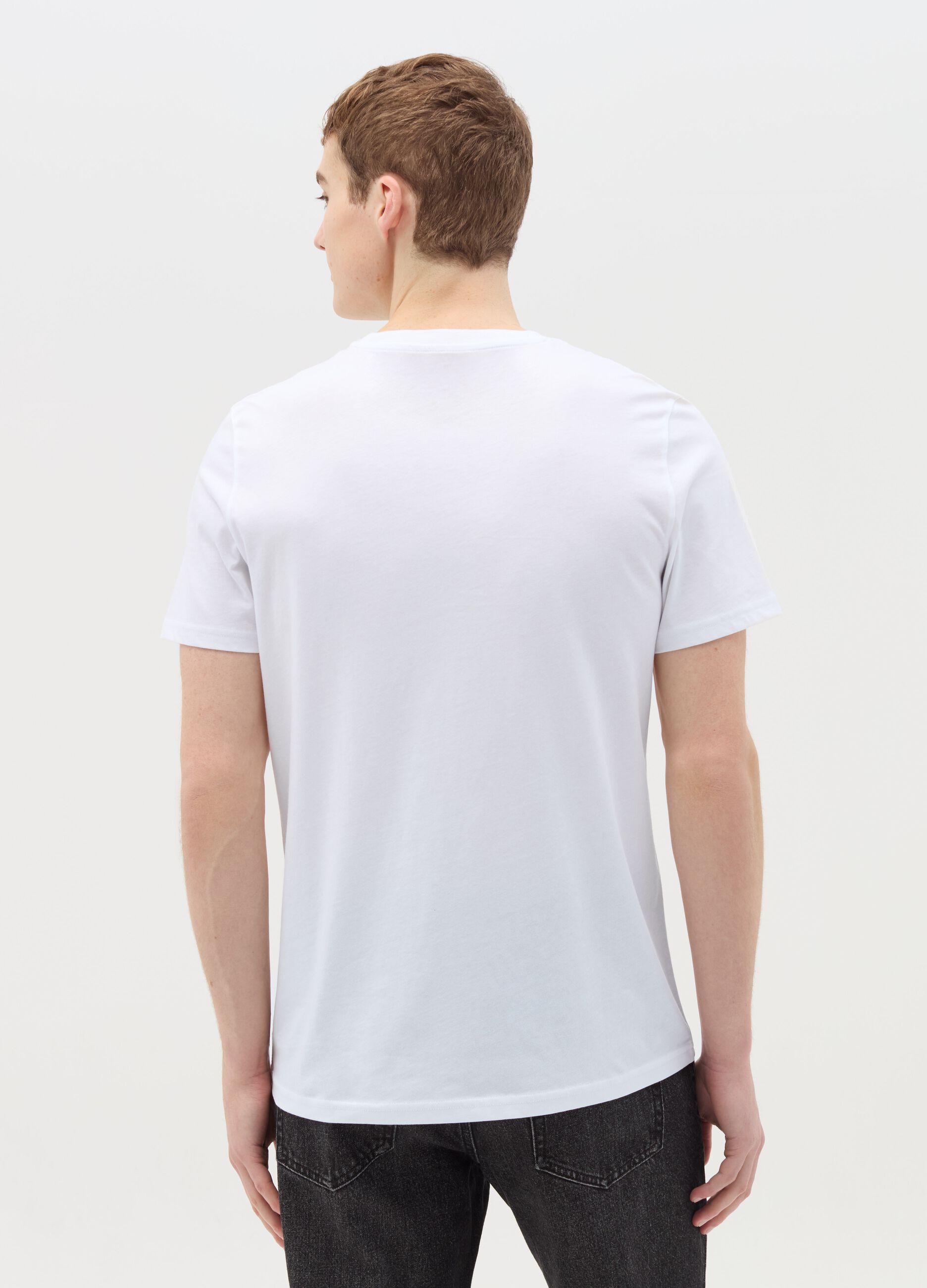 T-shirt regular fit in cotone 