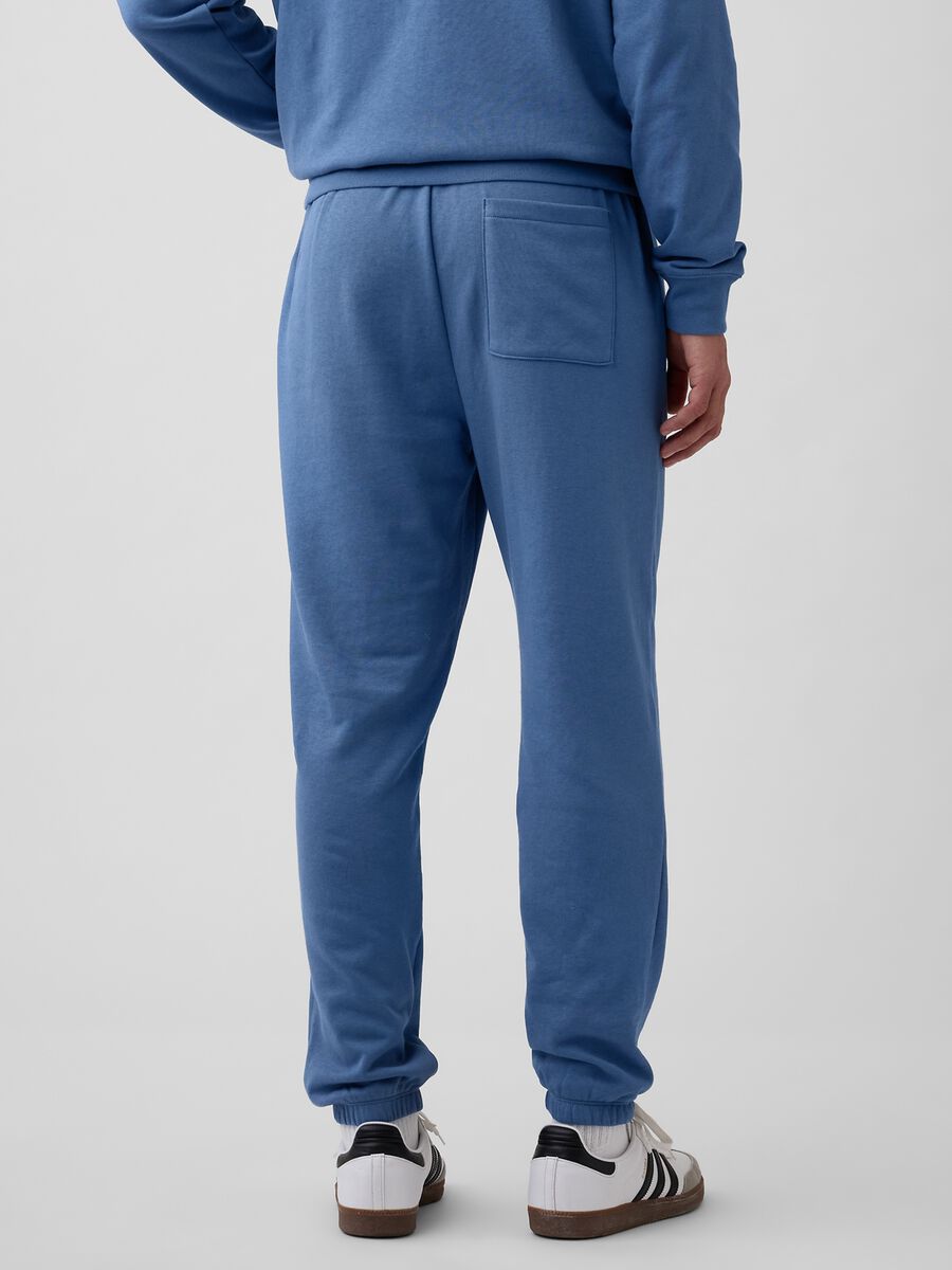 Cotton Blend Joggers with Logo_2