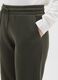 Green Cotton Blend Regular Fit Cargo Trousers_3