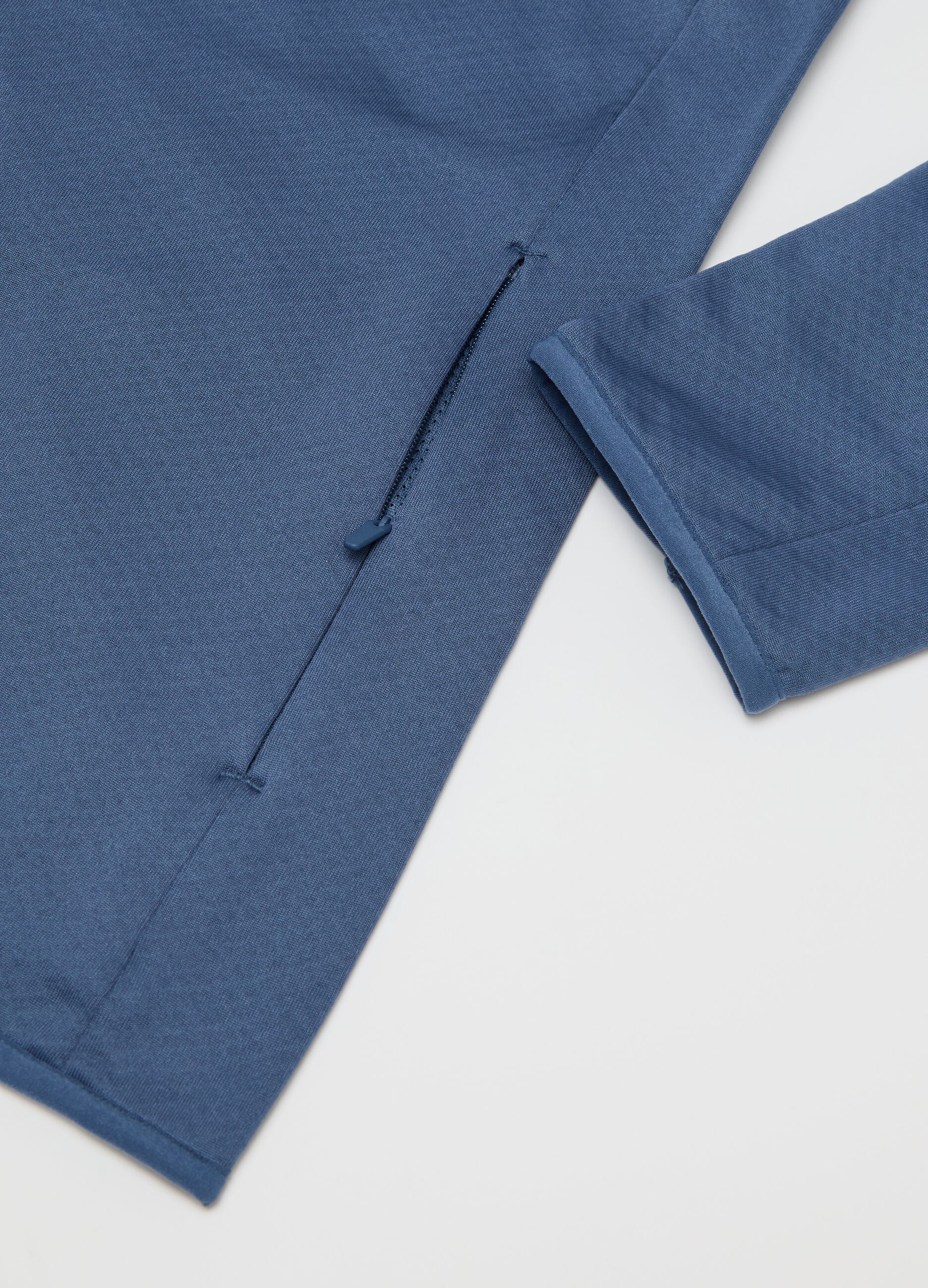 ALTAVIA WITH DEBORAH COMPAGNONI full-zip sweatshirt in technical fabric