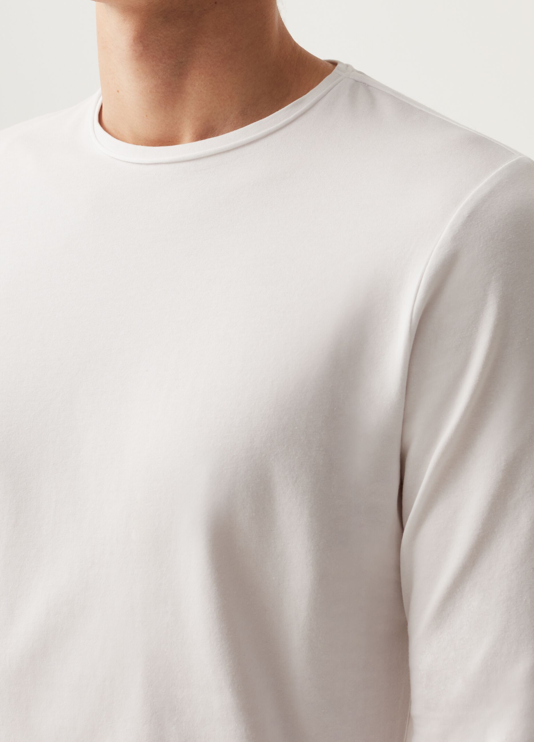 Long-sleeve T-shirt in jersey