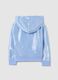 Light blue sweatshirt with sequins and zip_1