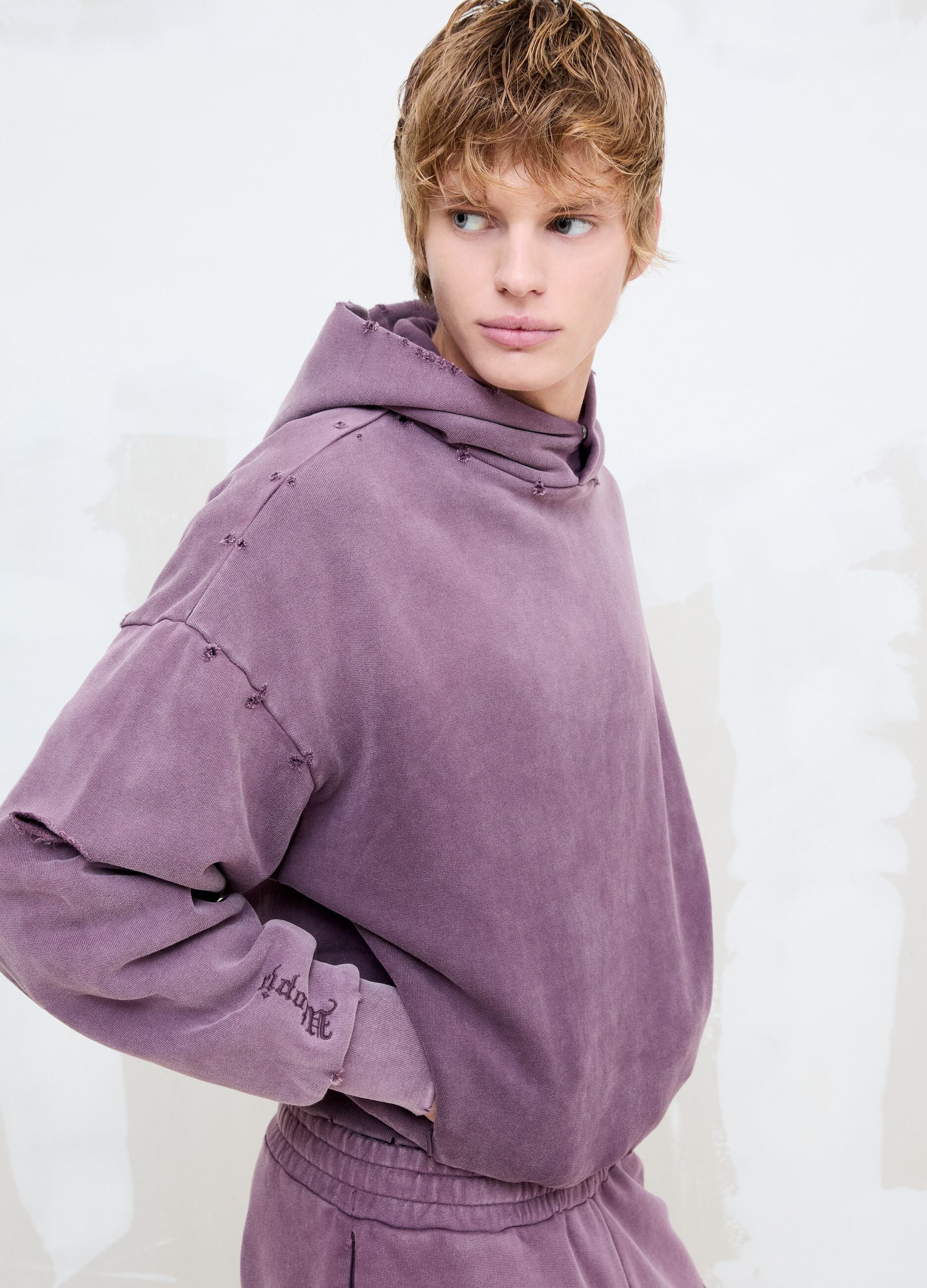 Hoodie Sunfaded Burgundy