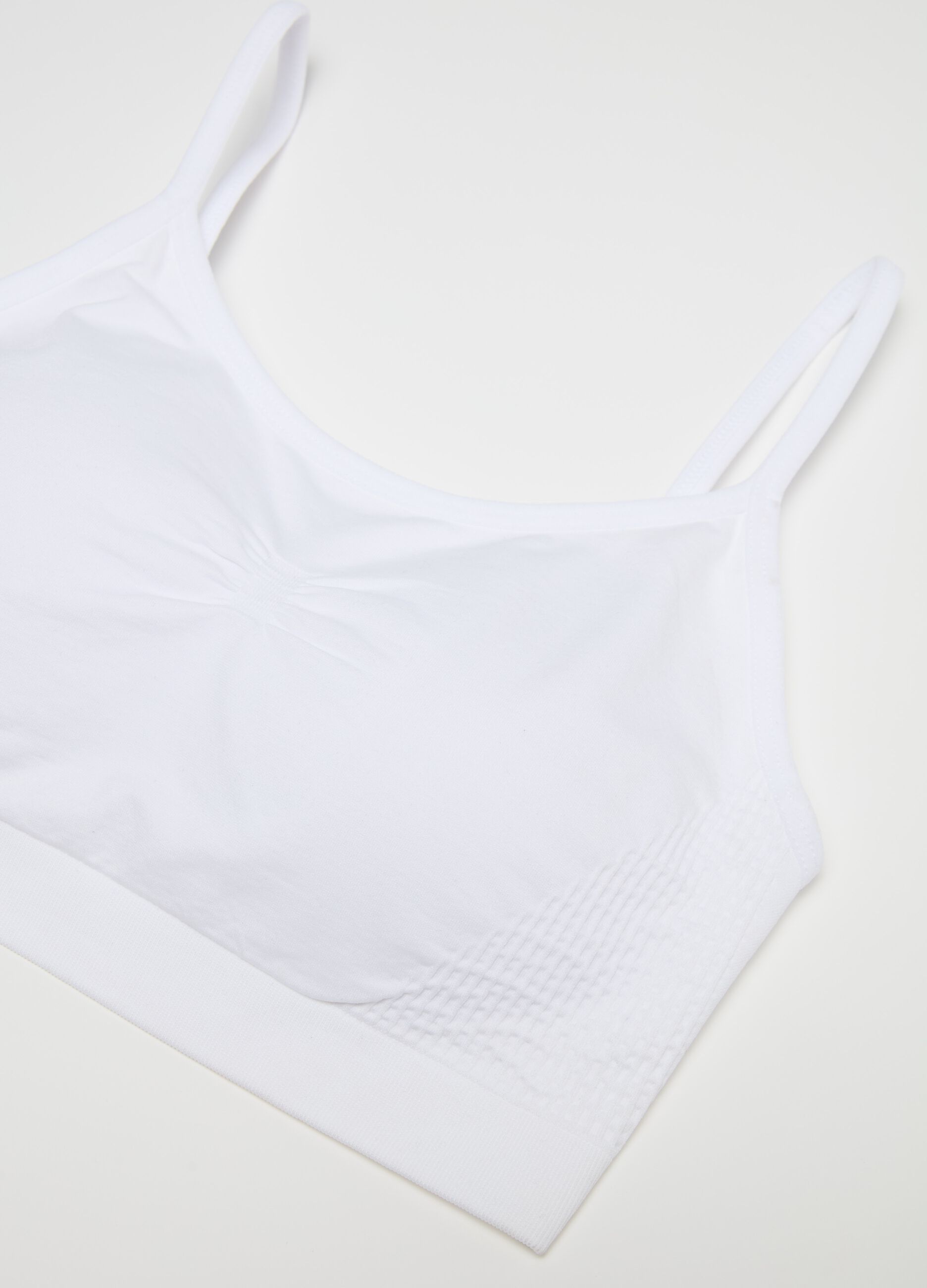 Bralette in microfibra bianca OVS HOUSEBRAND