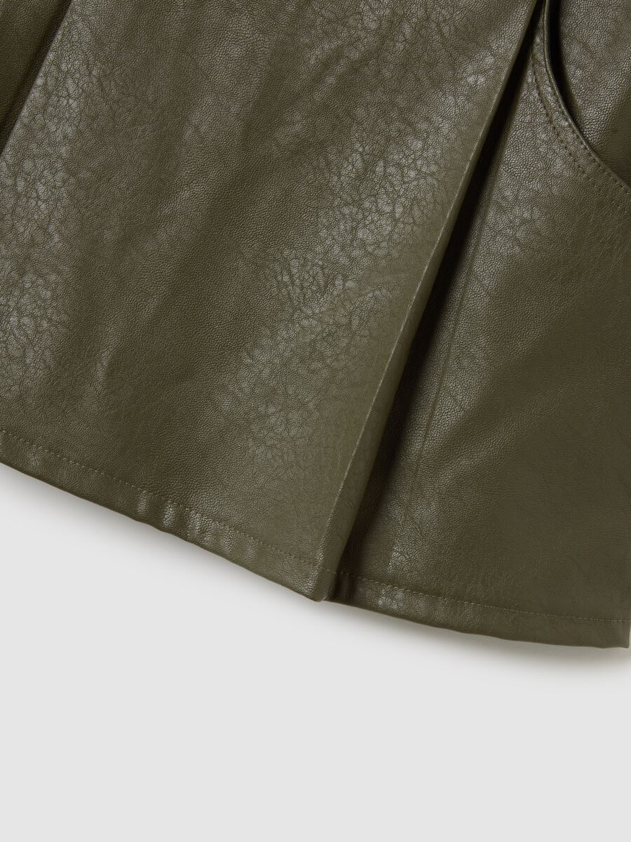 Gonna da bambina verde regular fit_3
