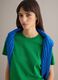 Regular Fit Green Crew Neck Cotton T-shirt_1
