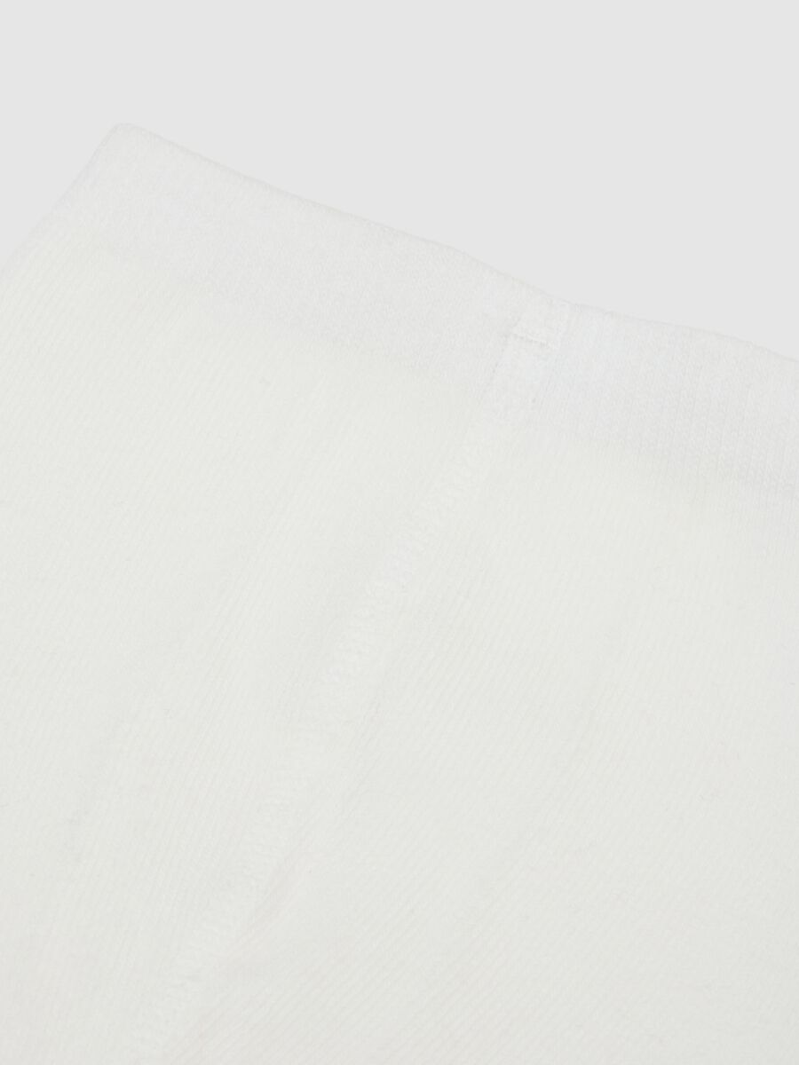 Bipack collant multicolor da bambina in misto cotone con stelle_1