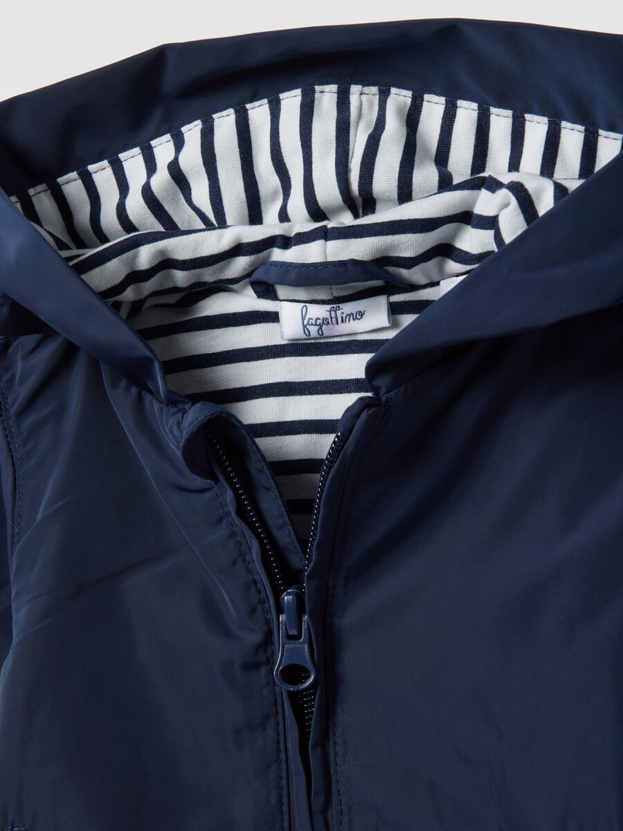 Blue Regular Fit Hoodie for Babies_2