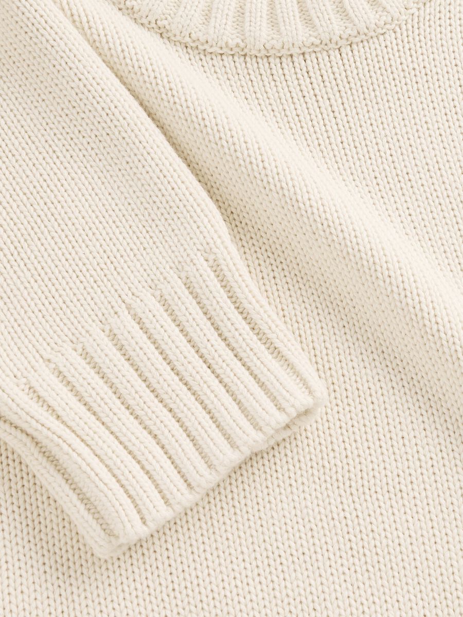 Pullover beige in cotone_4
