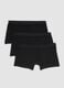 Three-pack of black organic cotton boxer shorts_4