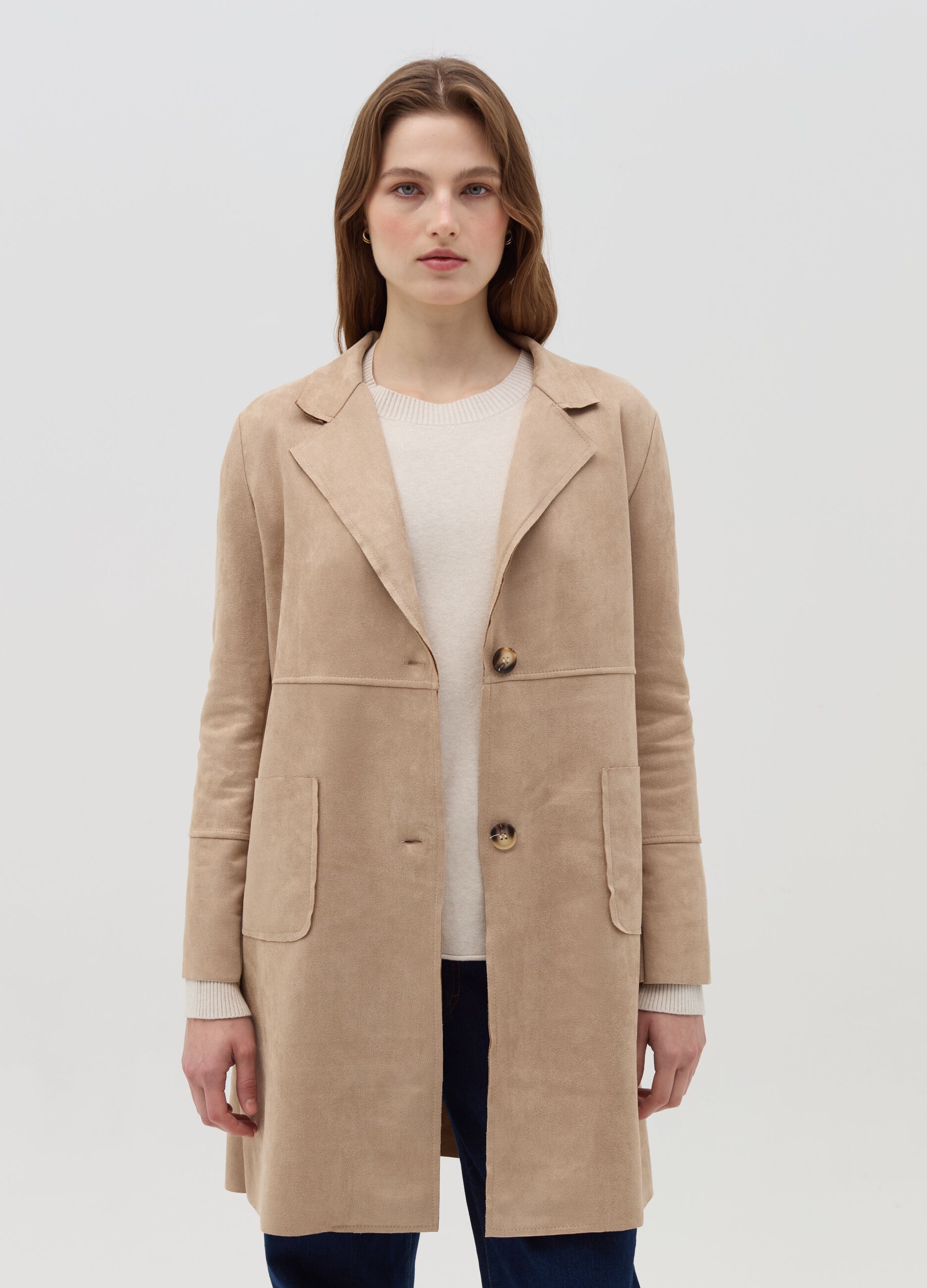 Cappotti Trench e Parka Donna Marrone OVS