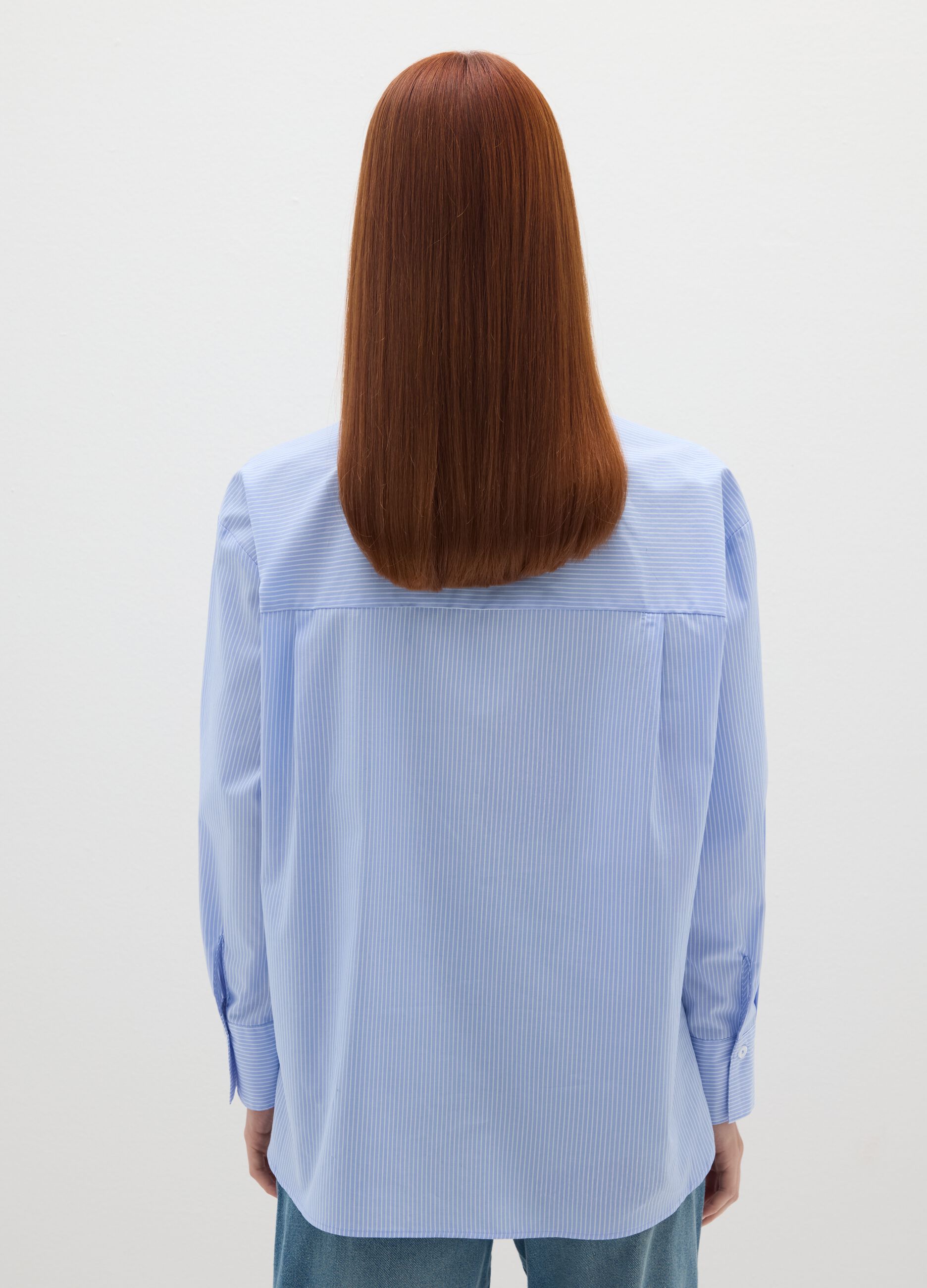 Blue Poplin Shirt