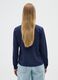 Long Sleeve Blue Viscose Shirt_2