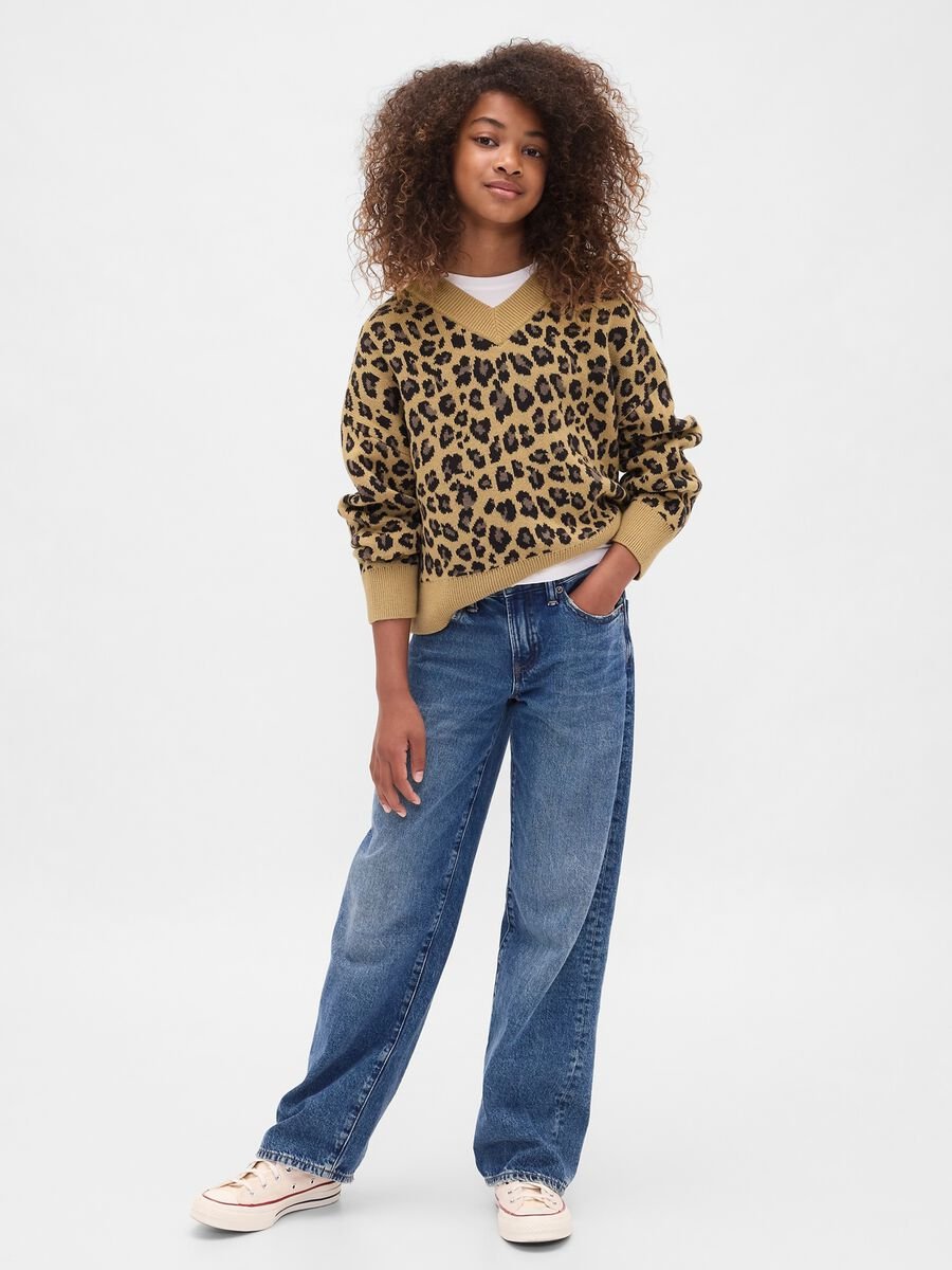 Beige Leopard Print Jumper_2