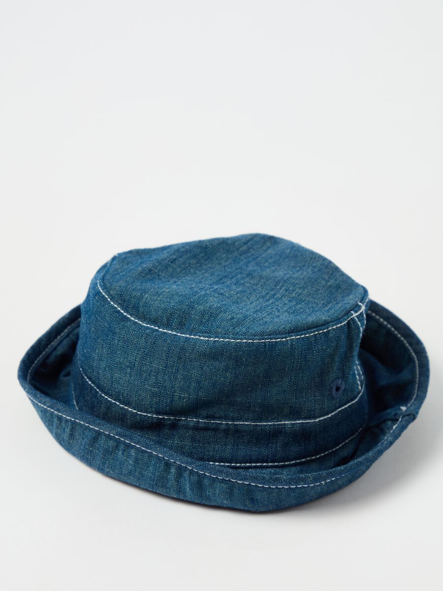 Cappello alla pescatora in denim_1