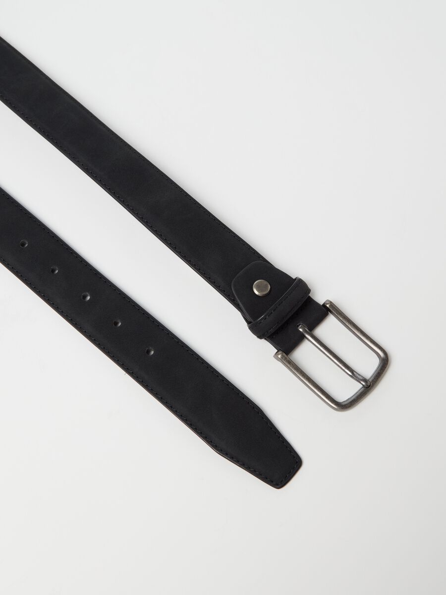 Solid colour belt with square buckle_1
