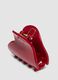 Glossy red hair claw clip_1