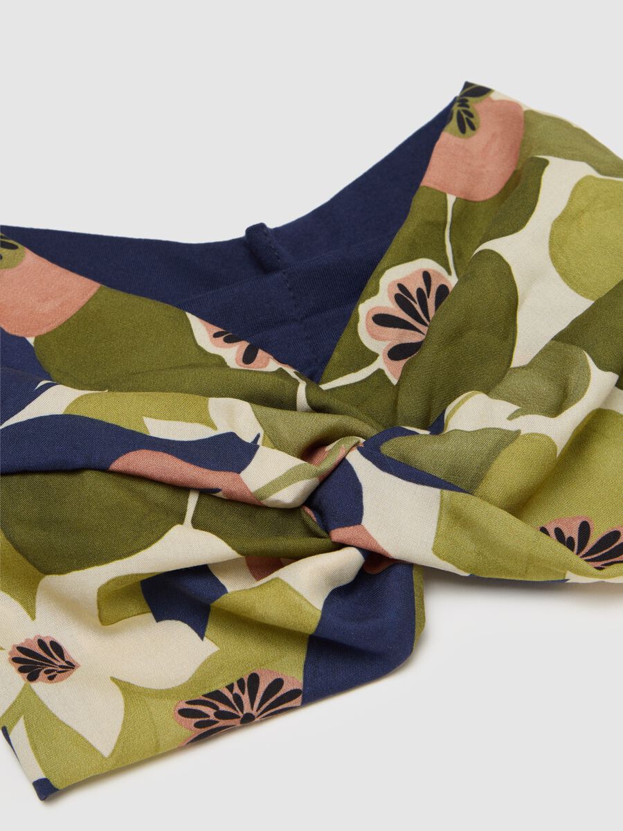 Women's Multicolour Viscose Headband by QUID_1
