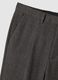 Grey slim fit stretch fabric trousers_5