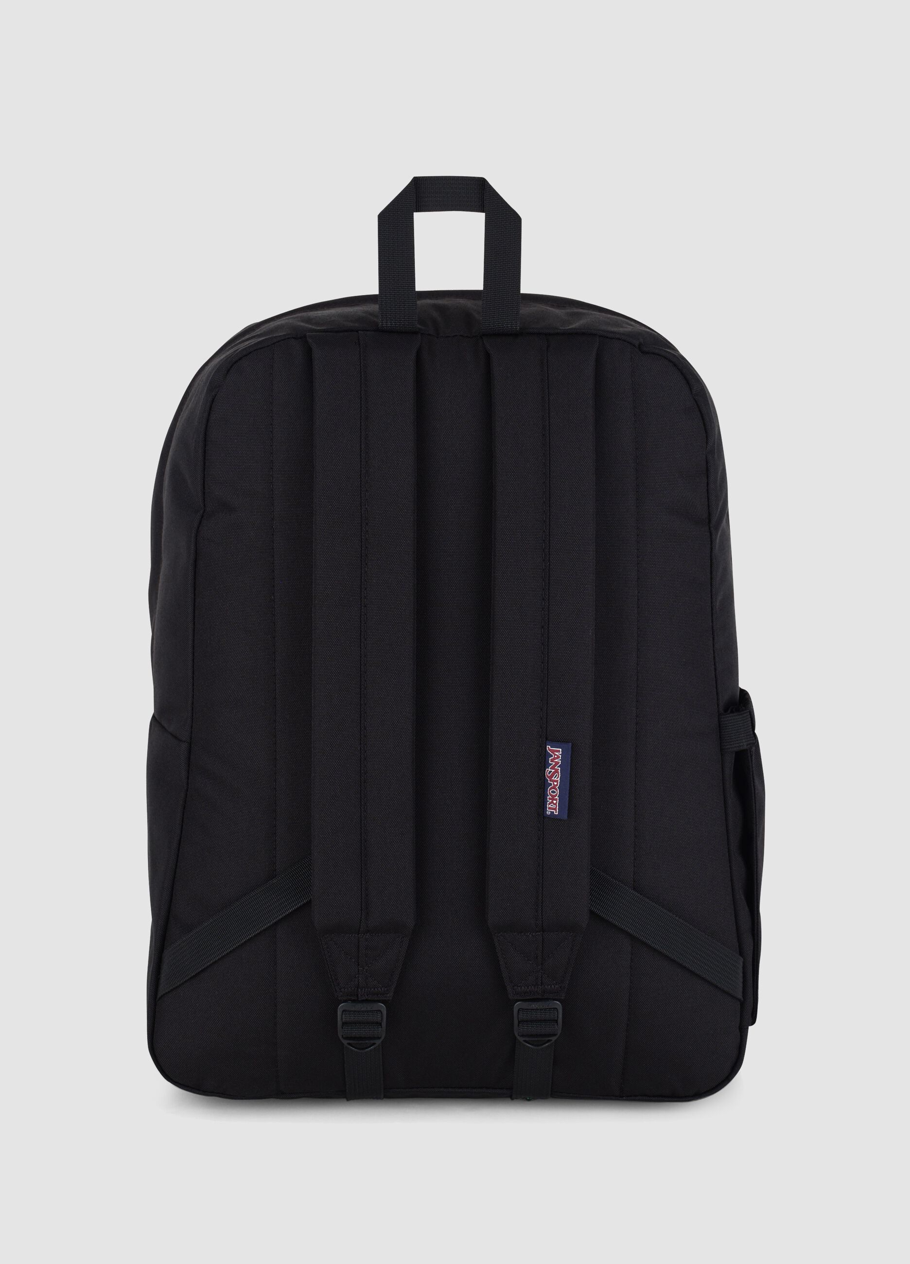 Zaino nero con tasca frontale