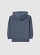 Children's blue cotton hoodie in regular fit_1