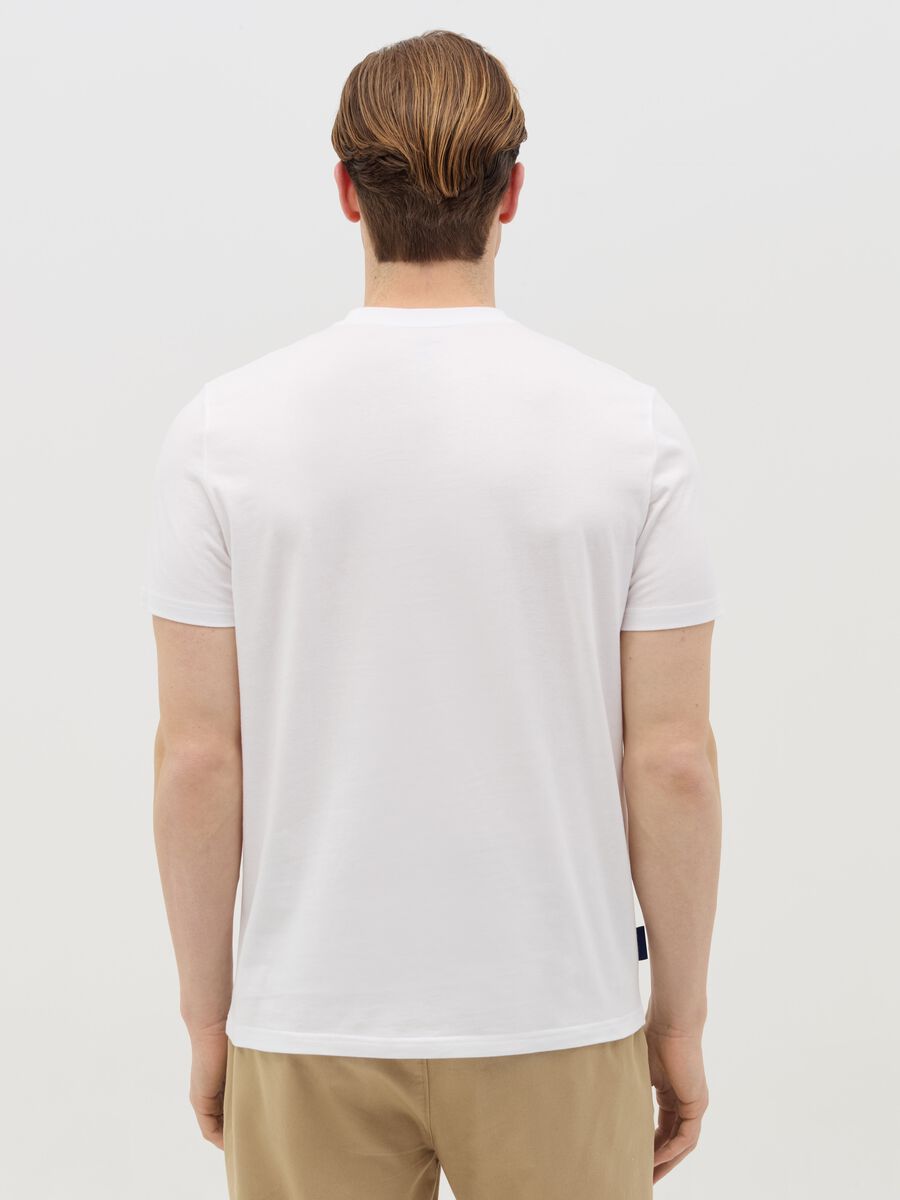 Cotton T-shirt with "Italian Taste" print_3