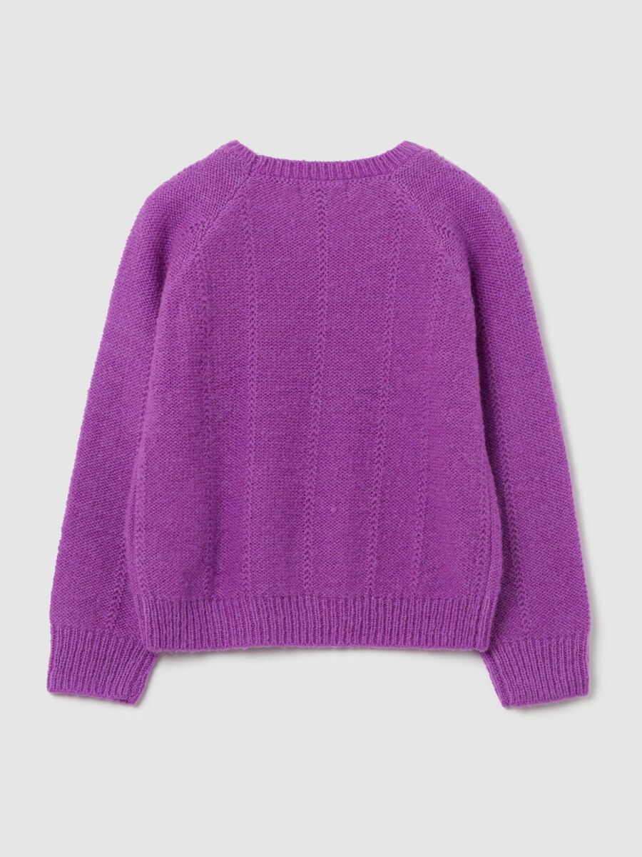 Pullover con trama pointelle_4