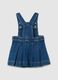 Blue Stretch Denim Baby Dress Regular Fit_1