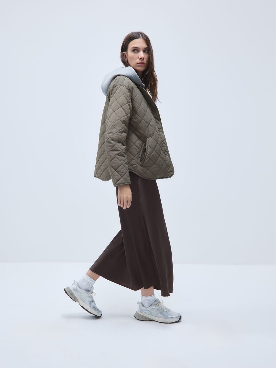 Green Regular Fit Husky Jacket_0