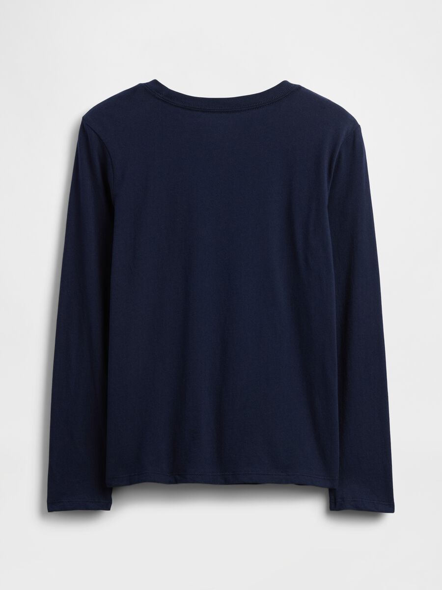 Long-sleeve cotton blue shirt_1
