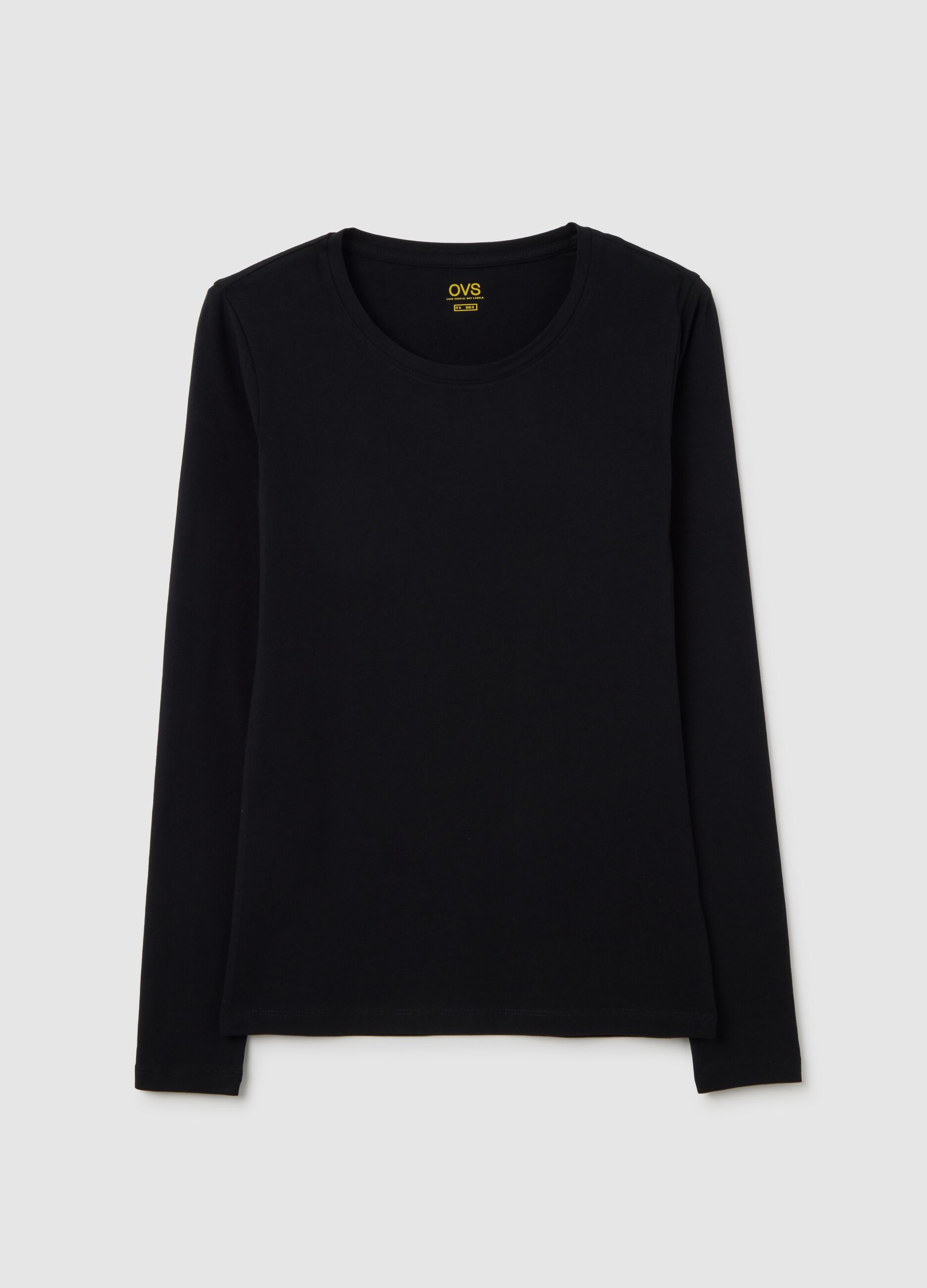 Black Long Sleeve Top