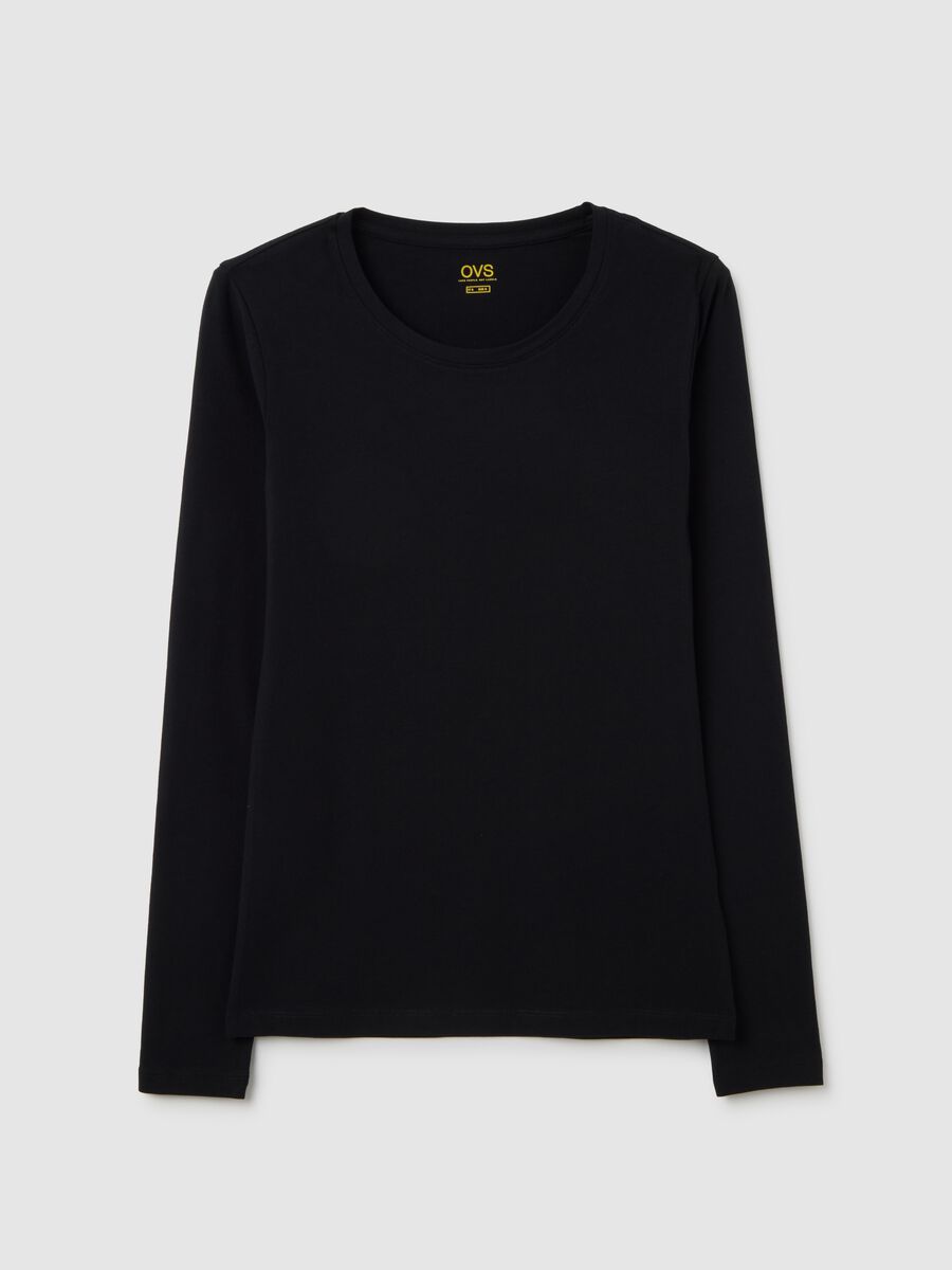 Black Long Sleeve Top_0