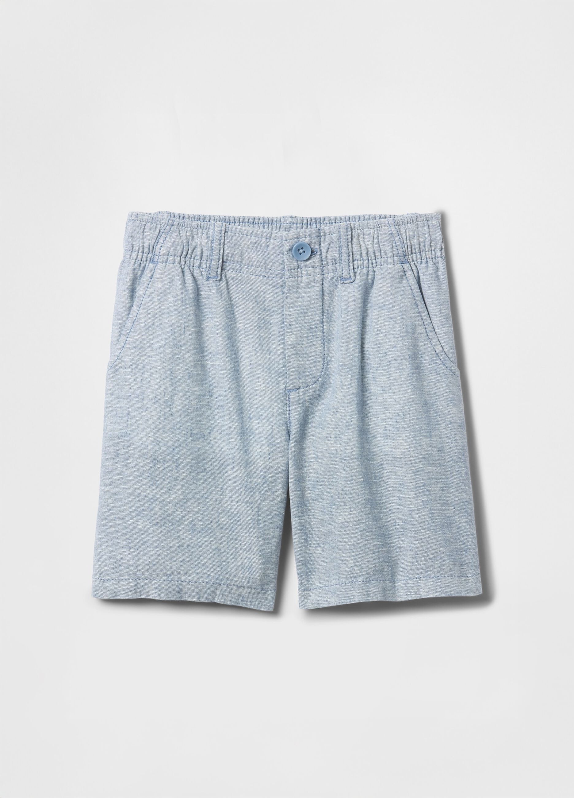 Children's Bermuda shorts in linen and cotton