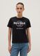 Black pure cotton regular fit T-shirt with Hard Rock Cafe print_0