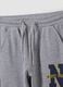 Grey pure cotton jogging set with sweatshirt and trousers for boys_2