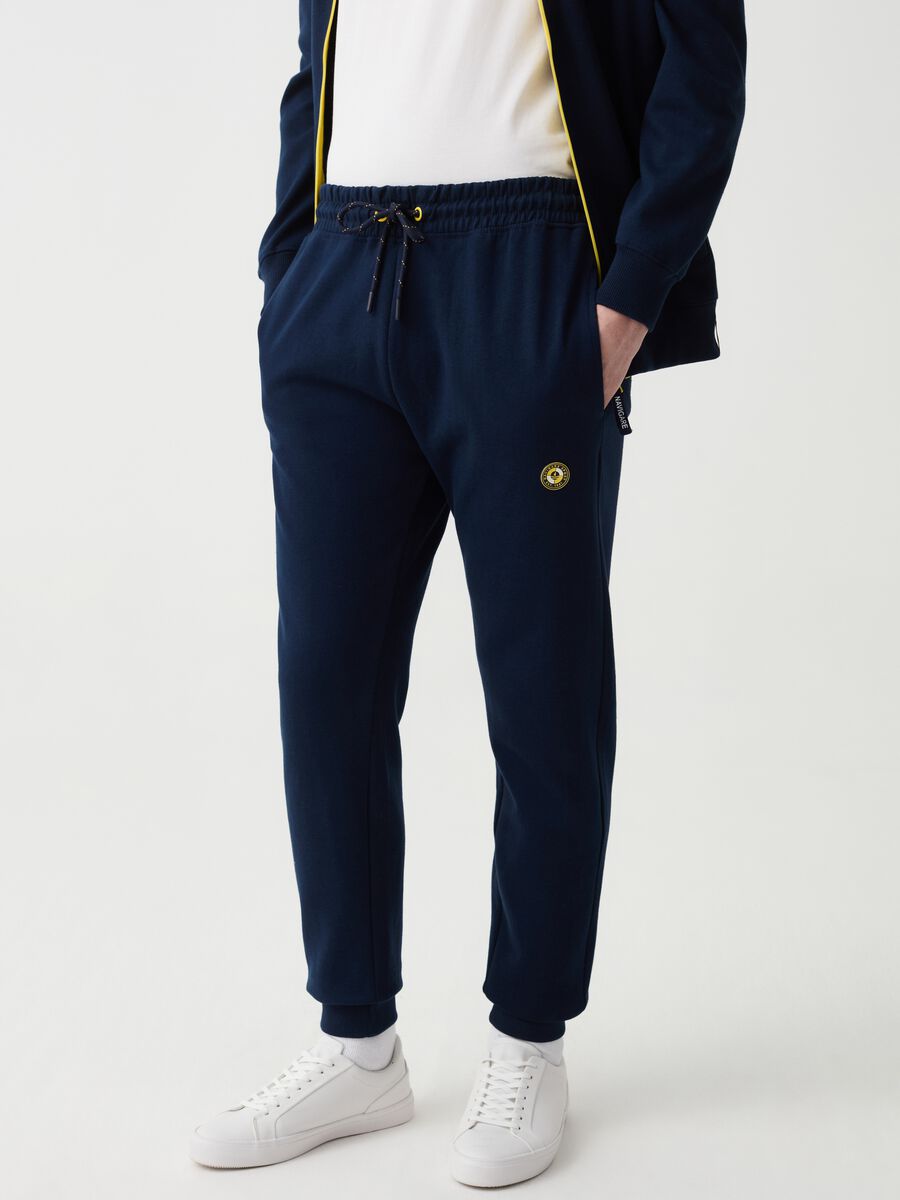 Navigare Sport joggers with embroidery and patch_2