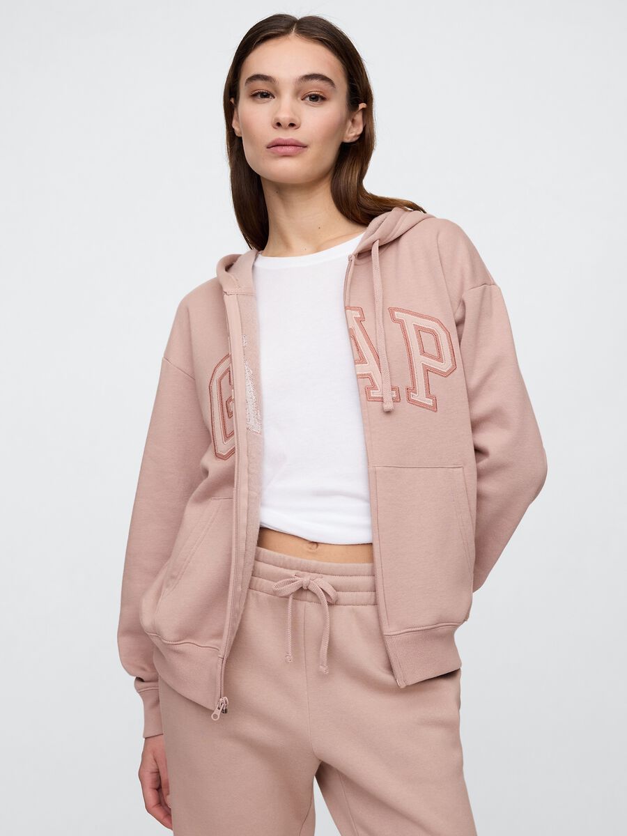 Hoodie with full zip_1