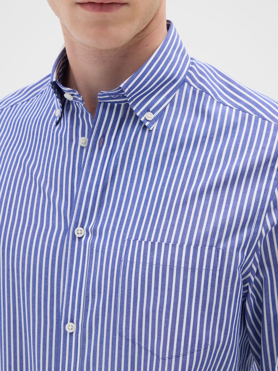 Multicolour Regular Fit Cotton Blend Shirt_1