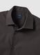 Brown pure cotton regular fit easy iron shirt_5