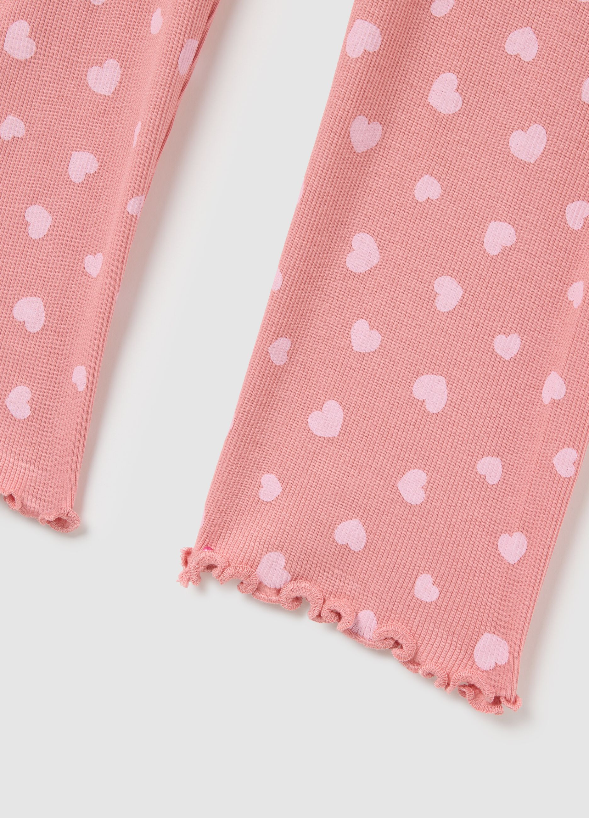Pink cotton pyjama for girls