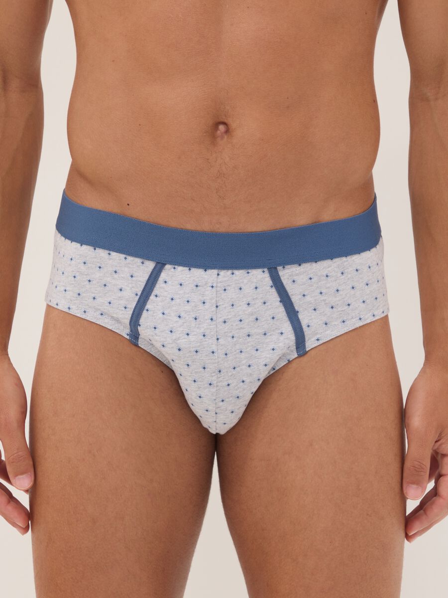 Tripack di slip azzurri e bianchi in cotone organico elasticizzato_1