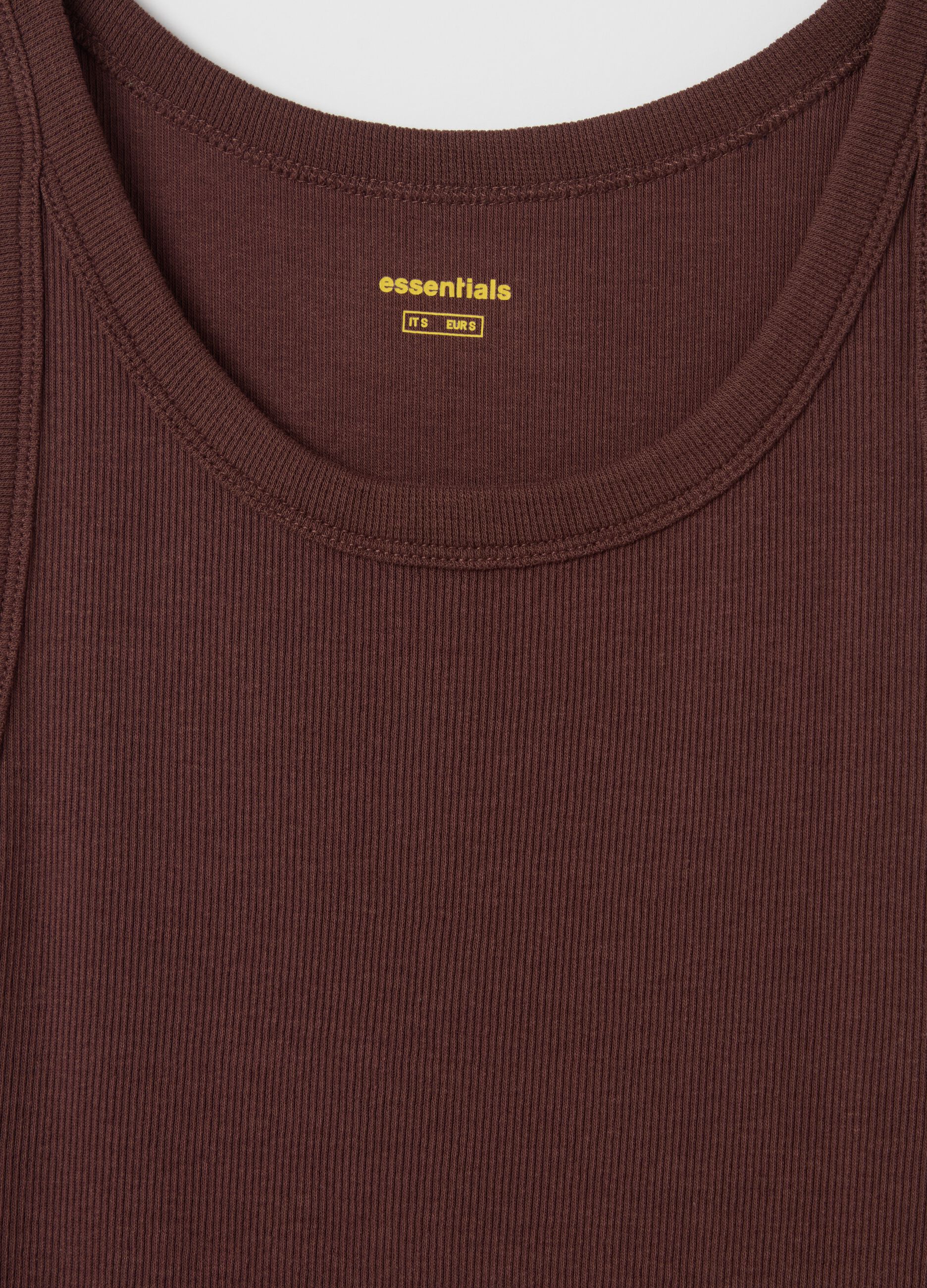 Ribbed tank top