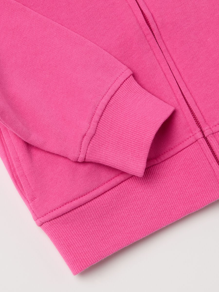 Full-zip sweatshirt in French terry with hood_3