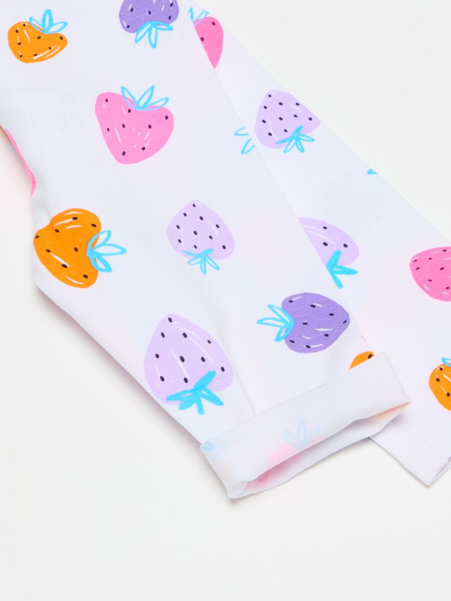 Three-quarter leggings with print_2