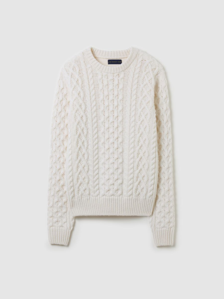 Pullover in braided wool_4