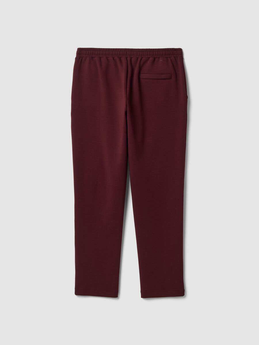 Pantaloni rossi in cotone elasticizzato regular fit_2