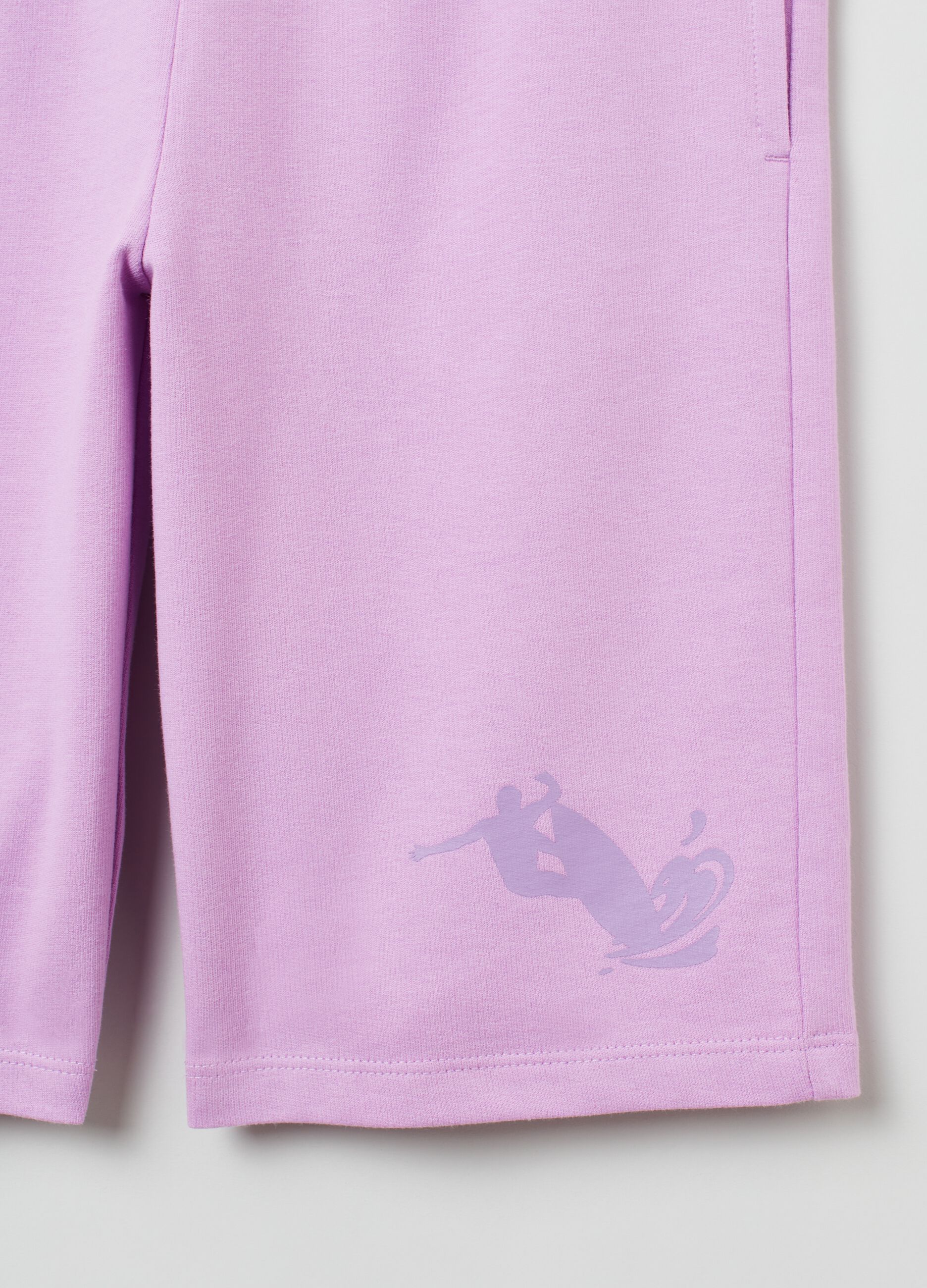 Bermuda jogger in French Terry Grand&Hills_1