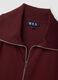 Red stretch-viscose sweatshirt with turtleneck, regular fit_2