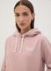 Pink hooded sweatshirt in pure cotton with Lilo & Stitch print_2